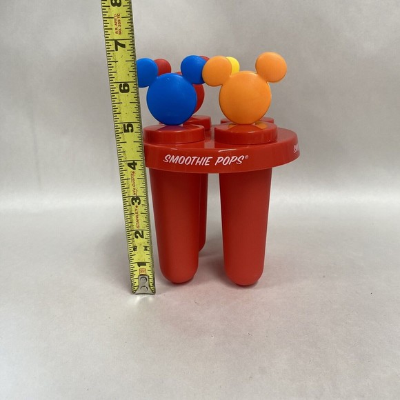 Disney Mickey Mouse Smoothie Pops Maker Frozen Fruity Popsicles Snacks - Picture 5 of 8